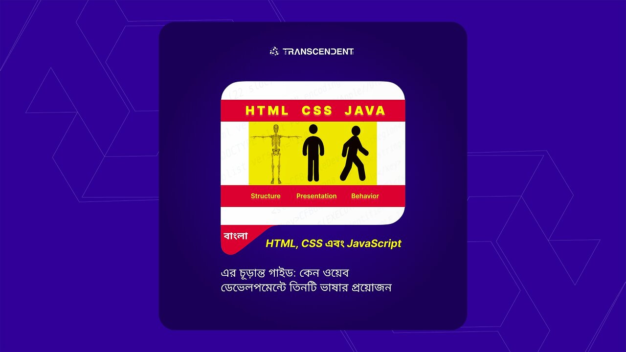 HTML, CSS এবং JavaScript এর চূড়ান্ত গাইড: কেন ওয়েব ডেভেলপমেন্টে তিনটি ভাষার প্রয়োজন -বাংলা তে #02
