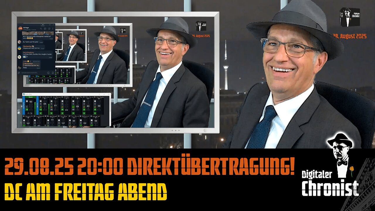 Aufzeichnung vom 29.08.25 DC am Freitag Abend