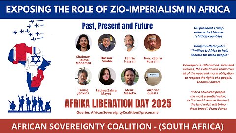 The Role of Zio-Imperialism in Africa (Africa Liberation Day 2025)