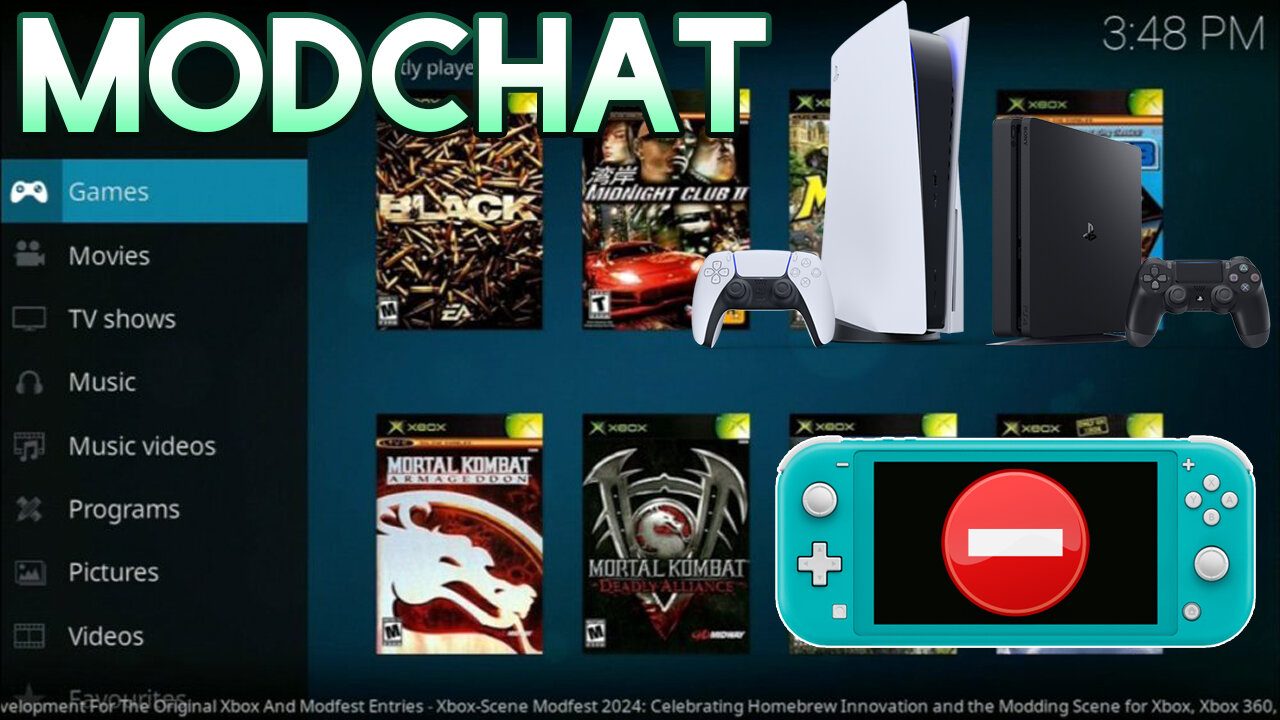 XBMC Returns, Homebrew Crashes on Atmosphere, PS4 13.00 & PS5 12.00 Kernel Exploits - ModChat 139