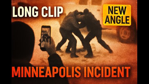 Long Clip: New Angle Shows Deadly Struggle Between Armed Suspect and Border Patrol in Minneapolis