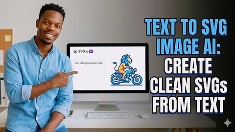 This AI Turns Text Into Clean SVG Graphics Instantly 🎨 EP #327