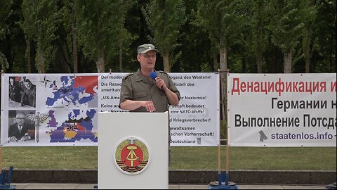 Marschall des Sieges Georgi Konstantinowitsch Schukow Tag des Sieges in Berlin-Treptow 9. Mai 2025
