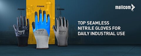Discover Mallcom's Top Seamless Nitrile Gloves for Industrial Safety!
