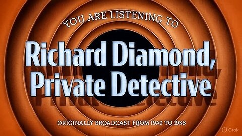 Richard Diamond Detective Old Time Radio Show