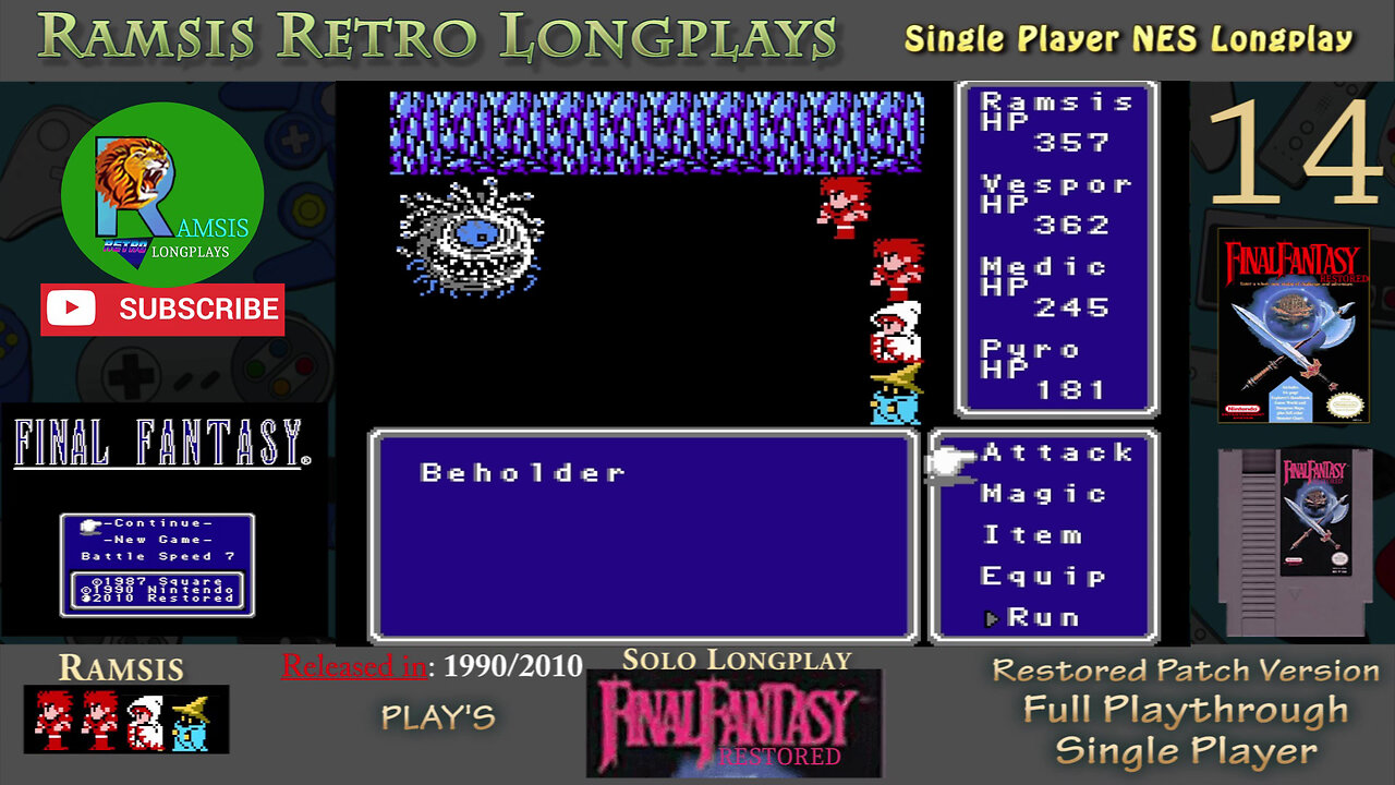 Final Fantasy Restored + (NES) | Back to the Ice Cavern & Airship | Episode #14