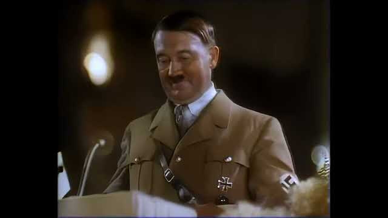 Adolf Hitler Speech [Color]