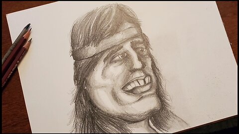 Drawing A Caricature Of Arnold Swarzenegger ◇ ArtOfDan.