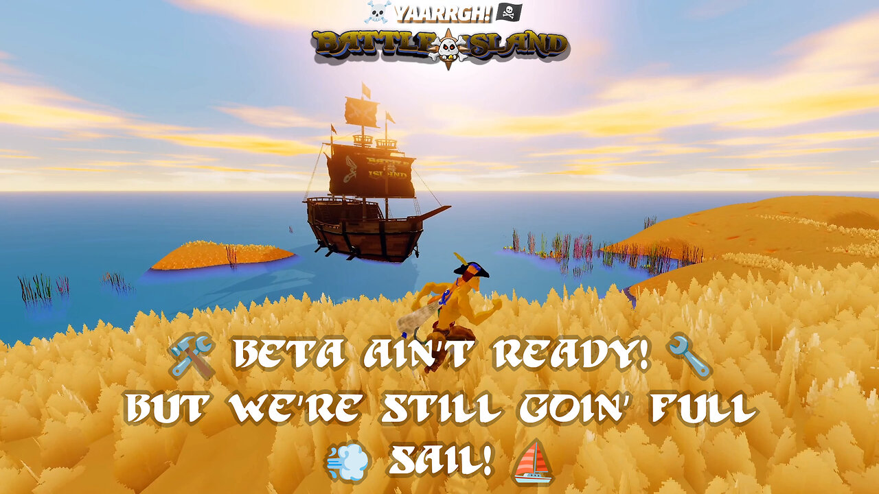 ☠️YAARRGH! 💨 Beta Ain't Ready But We Still Goin FULL SAIL ⛵ #games #gamer #gaming #indiegame #voxels