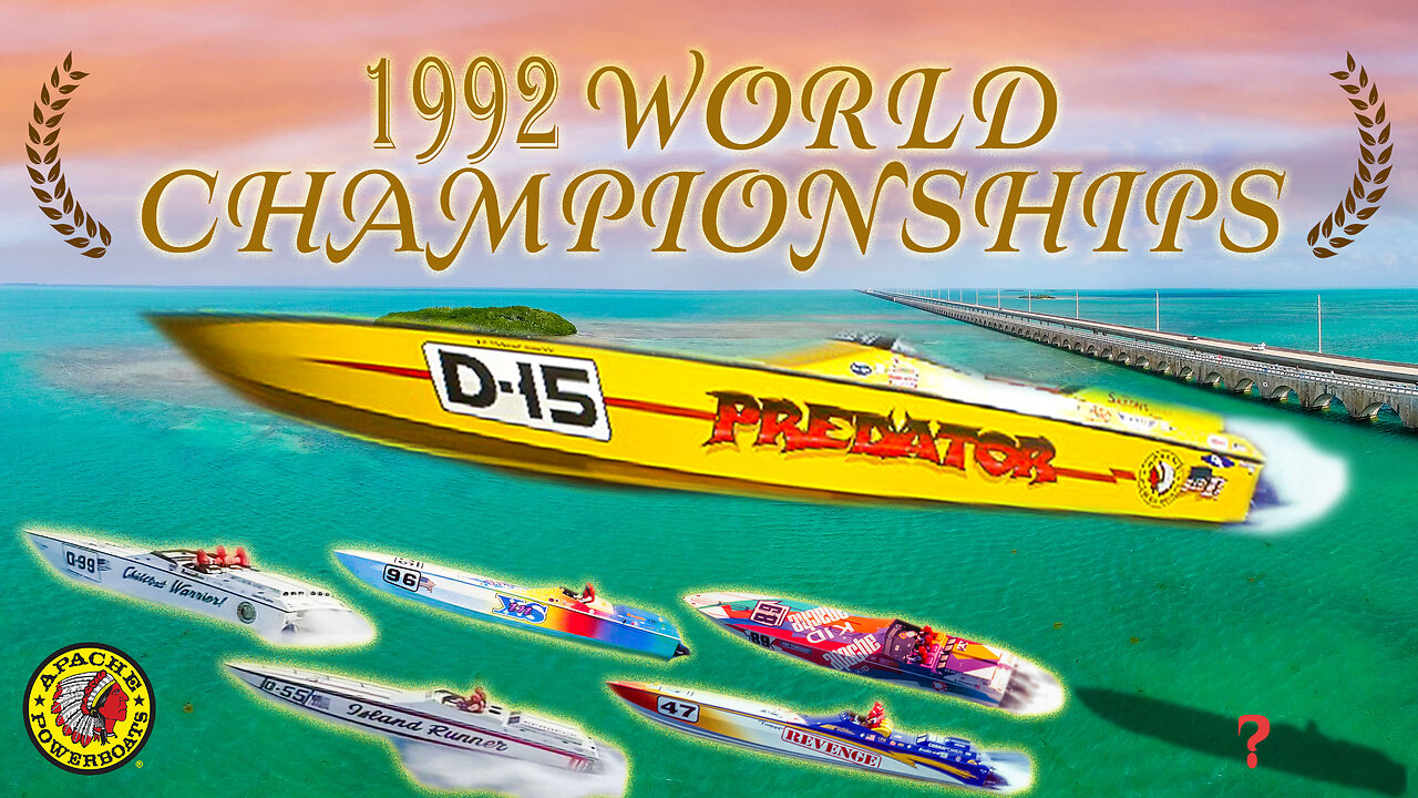 Apache 41' Predator - 1992 Budweiser Key West World Championships (Race Clip)