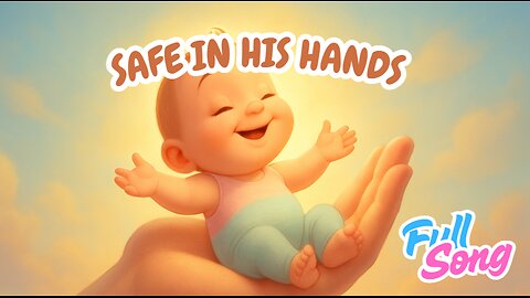 Safe in His Hands 🤲🕊️ | Comforting Gospel Song for Kids About God's Protection