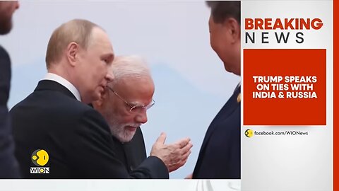 BREAKING: Trump Says Lost India, Russia To China