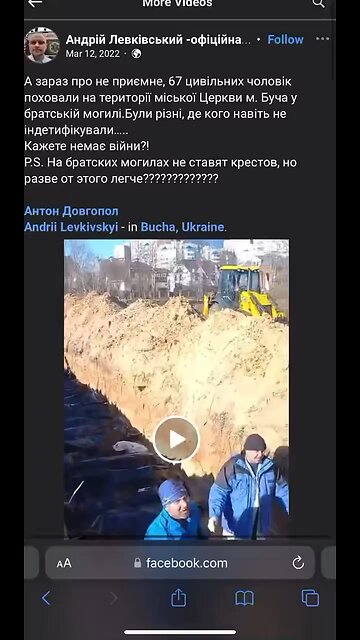 March 12: 67 More Bodies Buried in Bucha Mass Grave — Identities Unclear (Pt. 2)