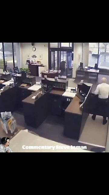 He was ready. The armed robber was not.