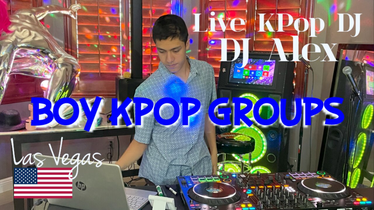 KPop DJ Alex Plays a Mix of HipHop-KPop Boy Group Styled Music LIVE!