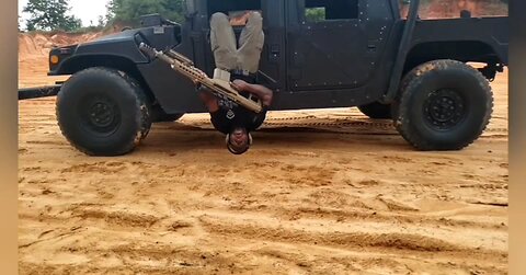 SHOOTING MY BARRETT 50BMG UPSIDE DOWN