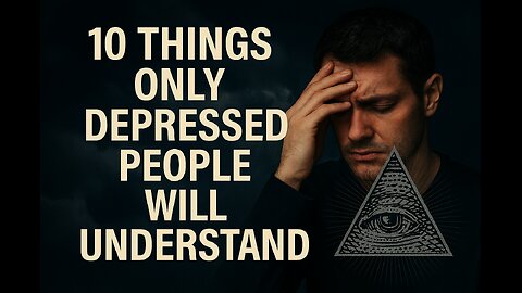 10 Things Only Depressed People Will Understand