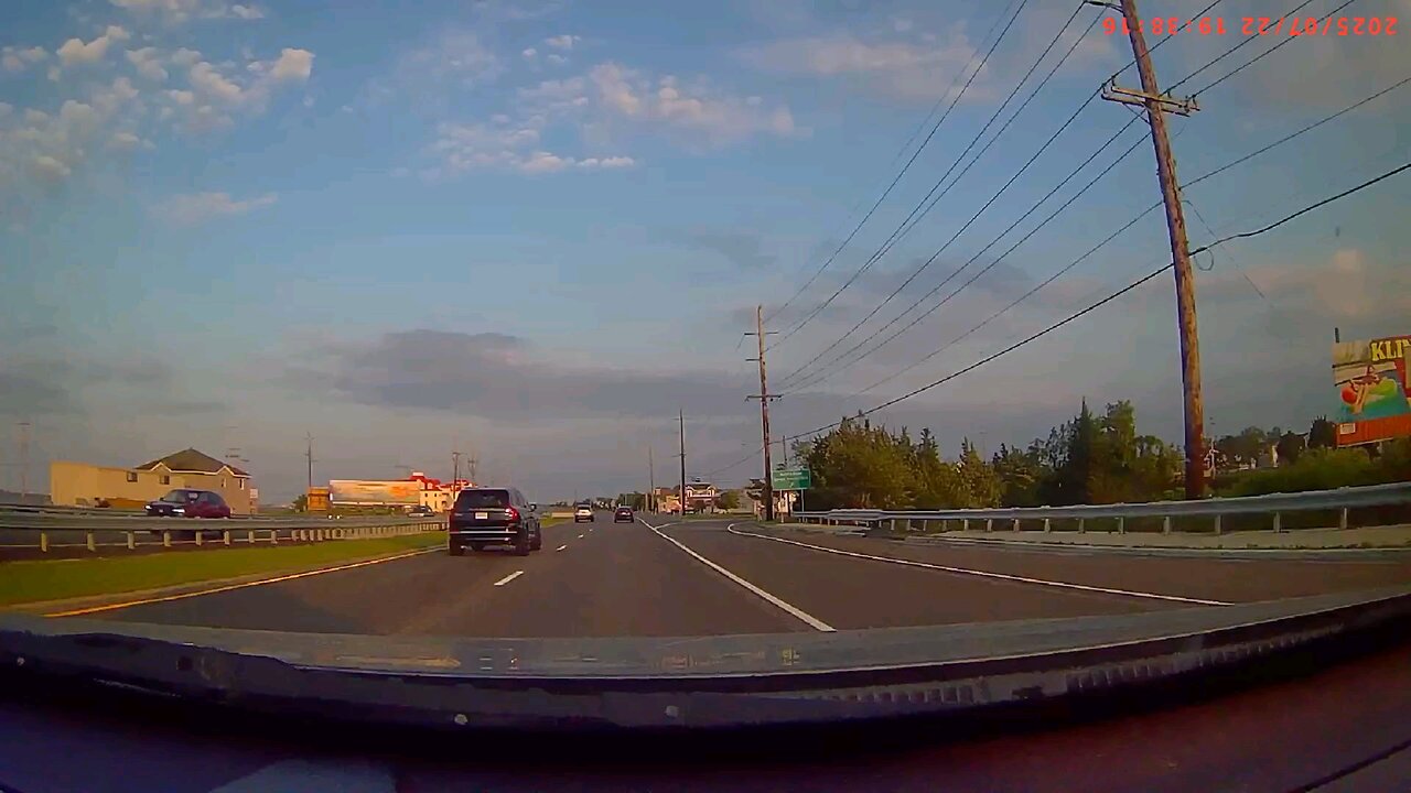 Driving Onto Long Beach Island