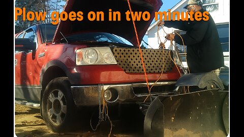 Mounting My Truck Plow in Record Time!