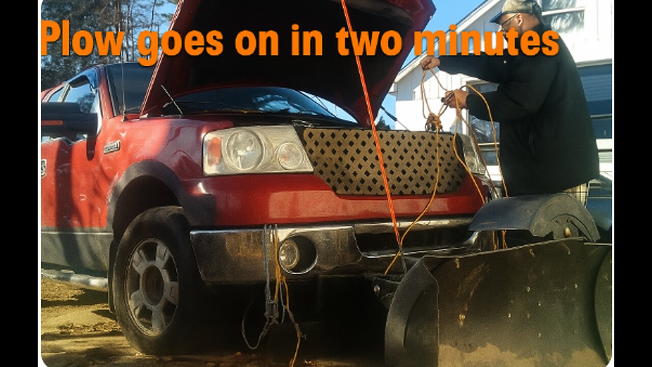 Mounting My Truck Plow in Record Time!