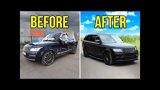 FULL BUILD - REBUILDING A CRASH DAMAGED RANGE ROVER