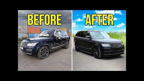 FULL BUILD - REBUILDING A CRASH DAMAGED RANGE ROVER