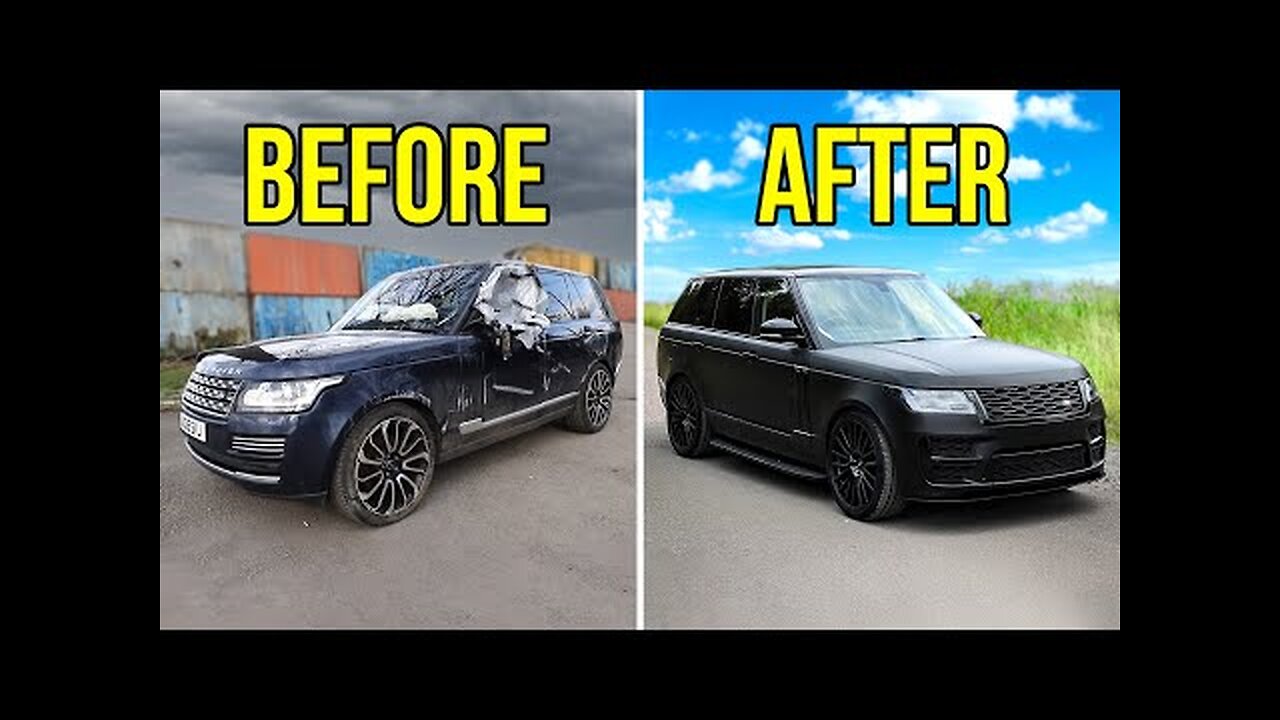 FULL BUILD - REBUILDING A CRASH DAMAGED RANGE ROVER