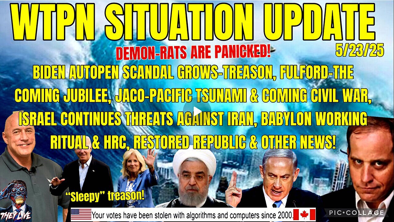 WTPN SITUATION UPDATE FEATURING RESTORED REPUBLIC 5/23/25