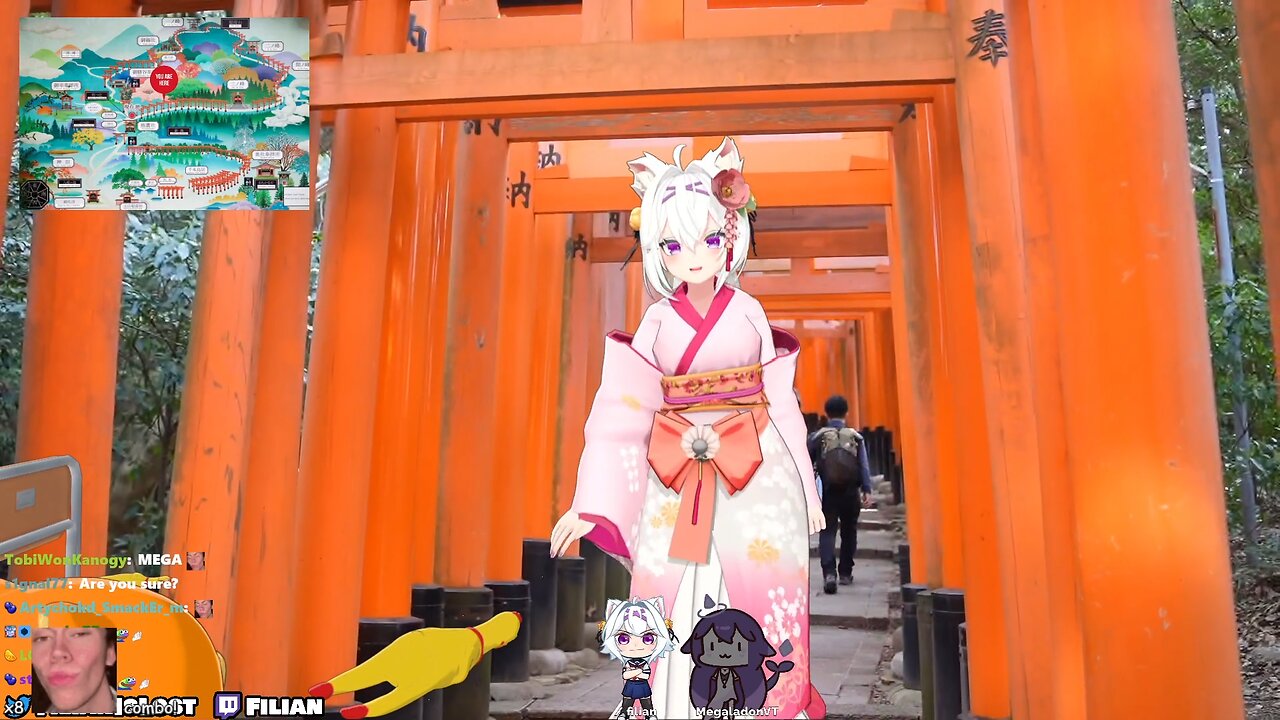 Filian Climbs Fushimi-Inari Mountain (4/4/2025)