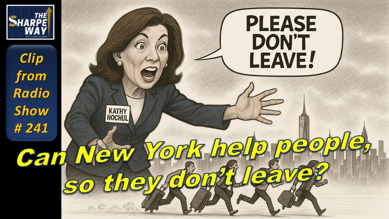 Can New York actually help its residents so they don't leave? 🗽💸