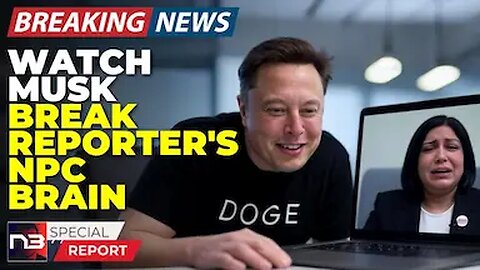 🚨BREAKING: Musk's DOGE Team Found WHAT? Reporter's NPC Moment Goes VIRAL!