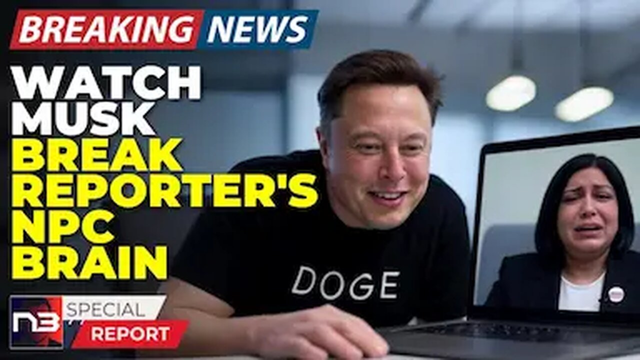 🚨BREAKING: Musks DOGE Team Found WHAT? Reporters NPC Moment Goes VIRAL!