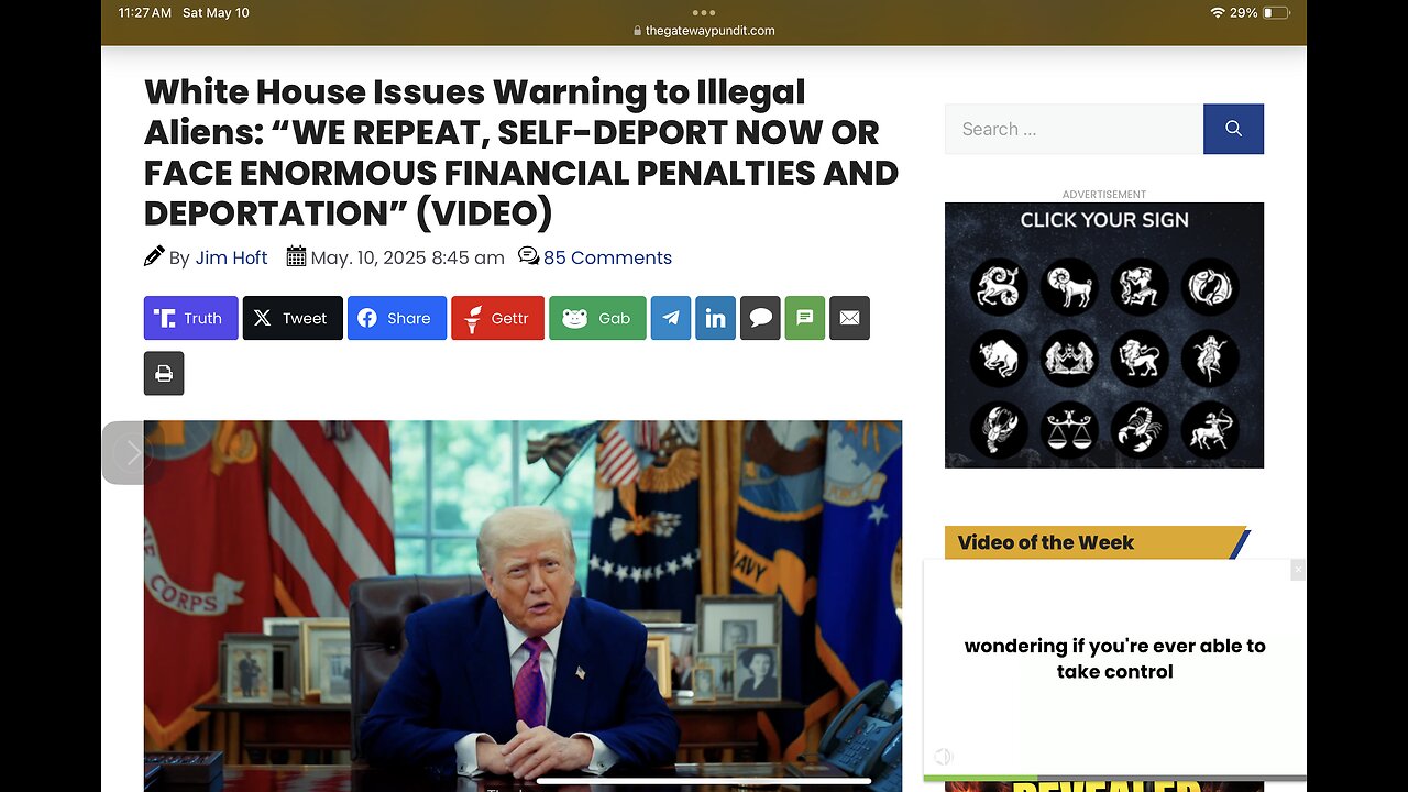 SELF-DEPORT NOW OR FACE ENORMOUS FINANCIAL PENALTIES AND DEPORTATION