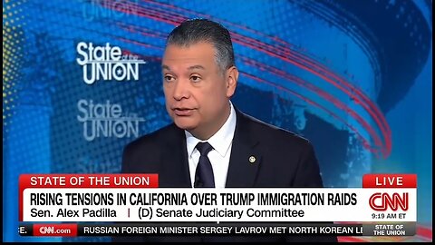 Sen Alex Padilla Claims ICE Is Racially Profiling
