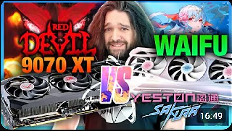 💥 GPU Absurdity: RX 9070 XT Waifu vs. Red Devil 🧃😈 | Ultimate Benchmark Showdown!