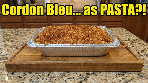 Chicken Cordon Bleu… BUT as a Pasta Bake?! (Crazy Good)