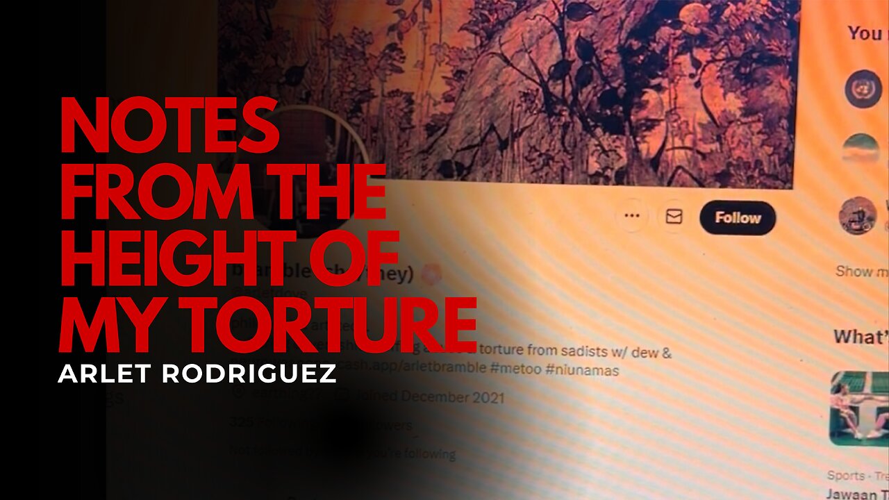 Notes from the Height of my Torture (repost w/ trigger warning)