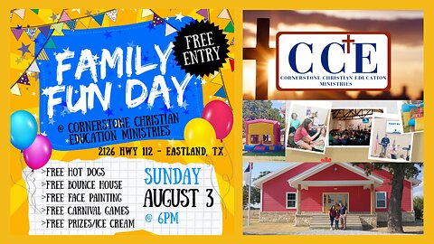 ✝️Live 6:00pm Sunday Service 8/3/25 - Family Fun Night!