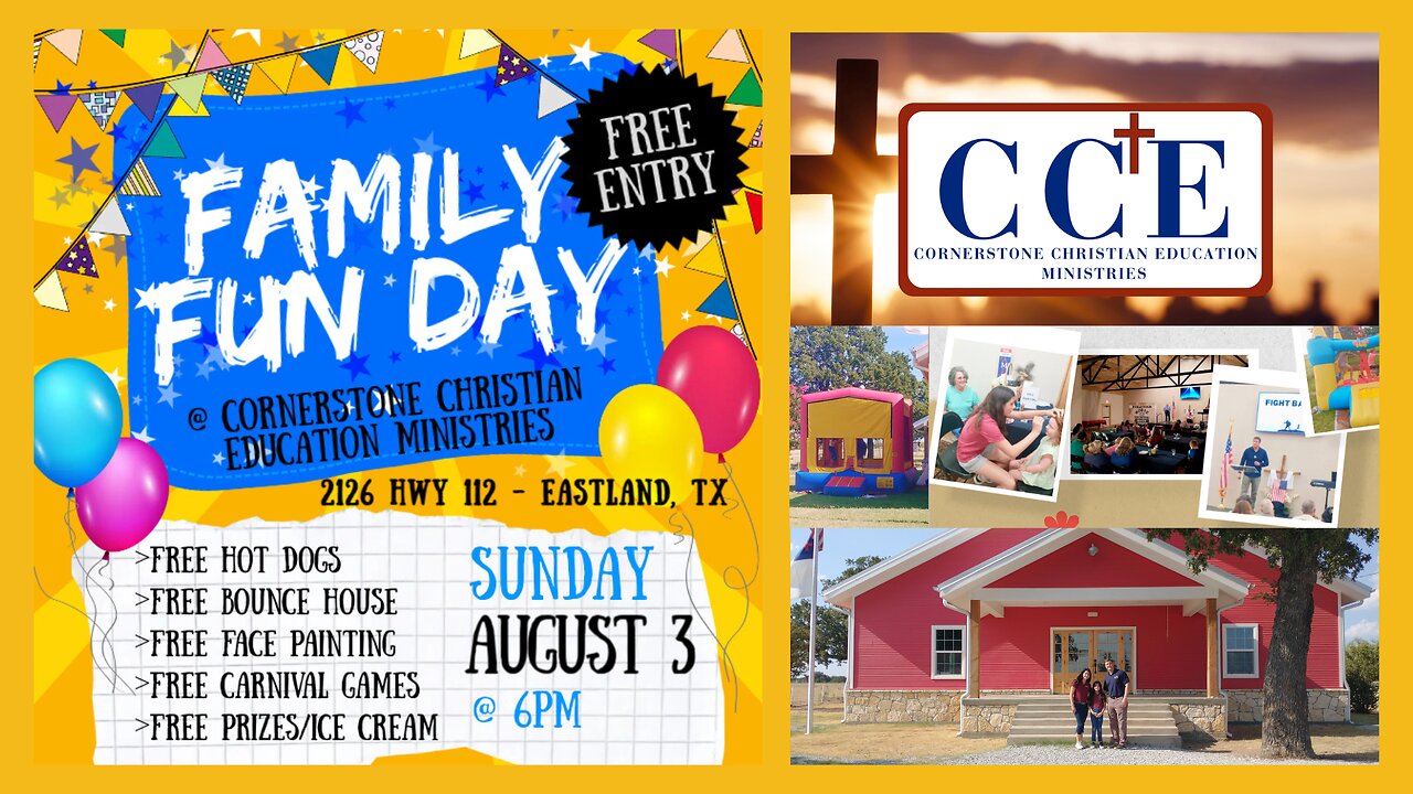 ✝️Live 6:00pm Sunday Service 8/3/25 - Family Fun Night!