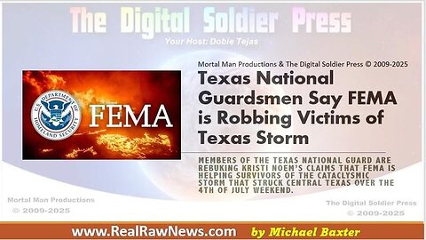 Texas National Guardsmen Say FEMA is Robbing Victims of Texas Storm