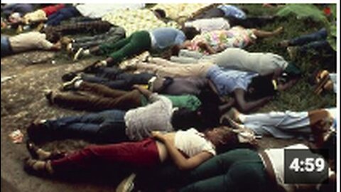 "Jonestown USA: The Vaccine as Mass Suicide, Television Portrayed as Jim Jones"