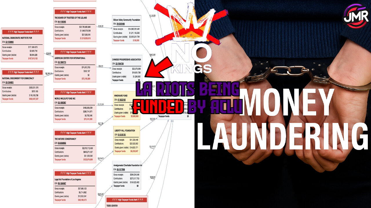 LA riots are being FUNDED by the ACLU & MASSIVE money laundering scheme in LA