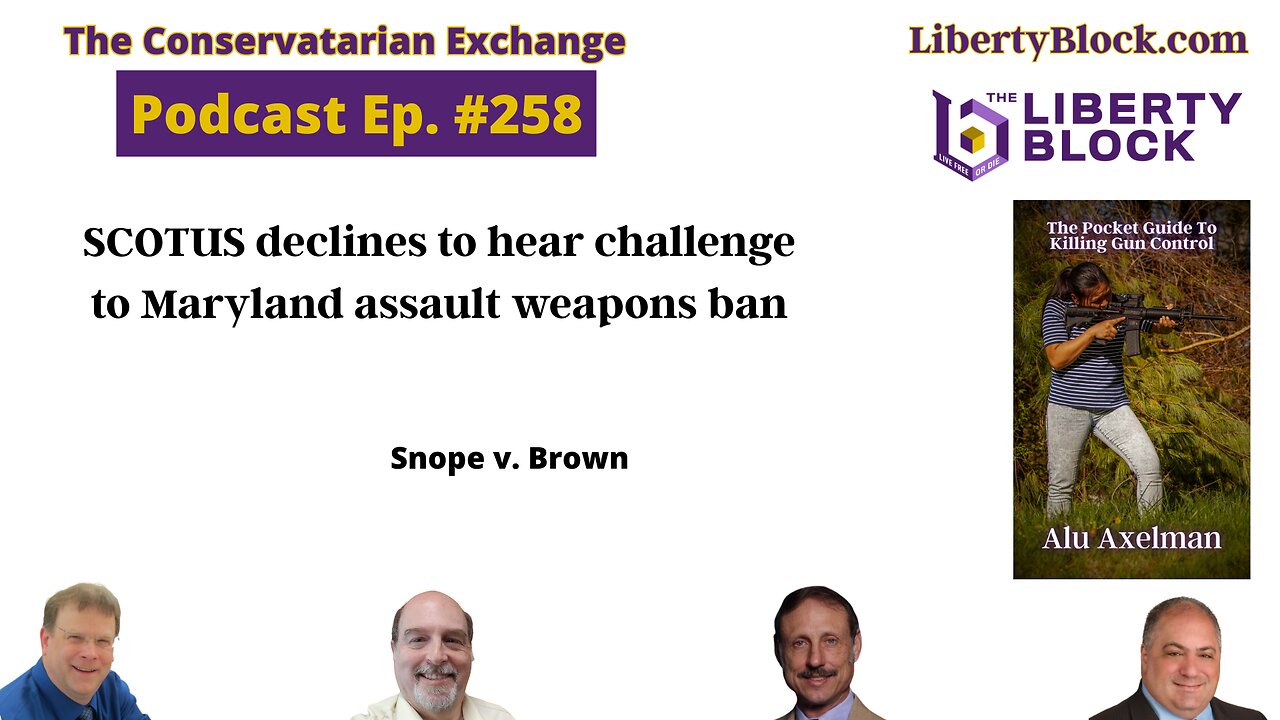 SCOTUS declines to hear challenge to Maryland assault weapons ban