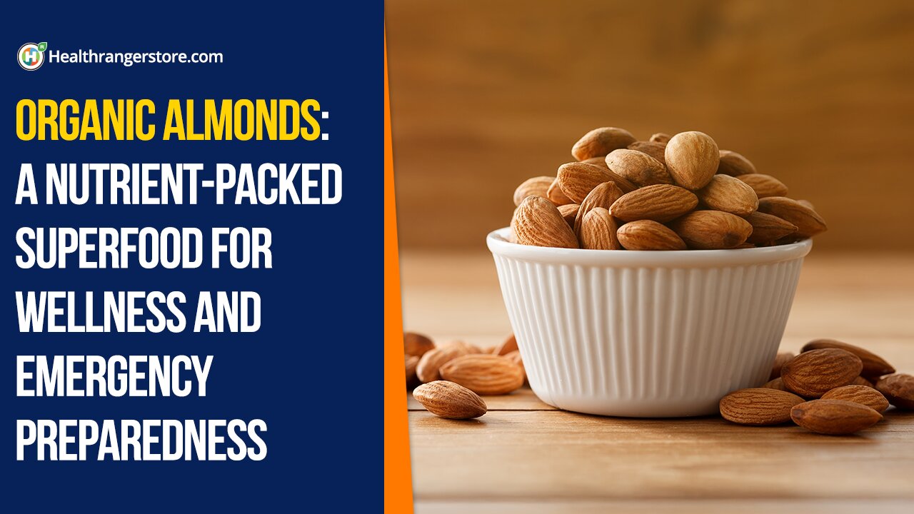 Organic Almonds: A nutrient-packed superfood for wellness and emergency preparedness