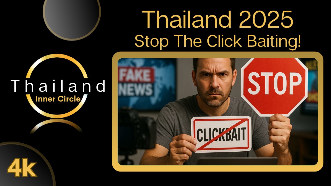 4k Thailand - Stop Clickbaiting For Views | Walk And Talk