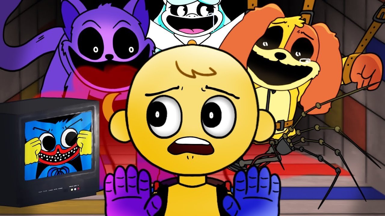 Cute Poppy Playtime chapter 3 jumpscare animation