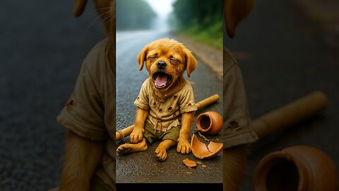 The puppy wants to go bolbam
