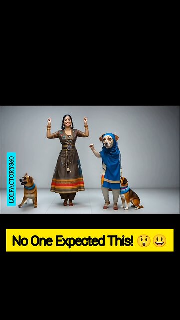 Unbelievable Moves by This Dancing Dog & Woman Duo!