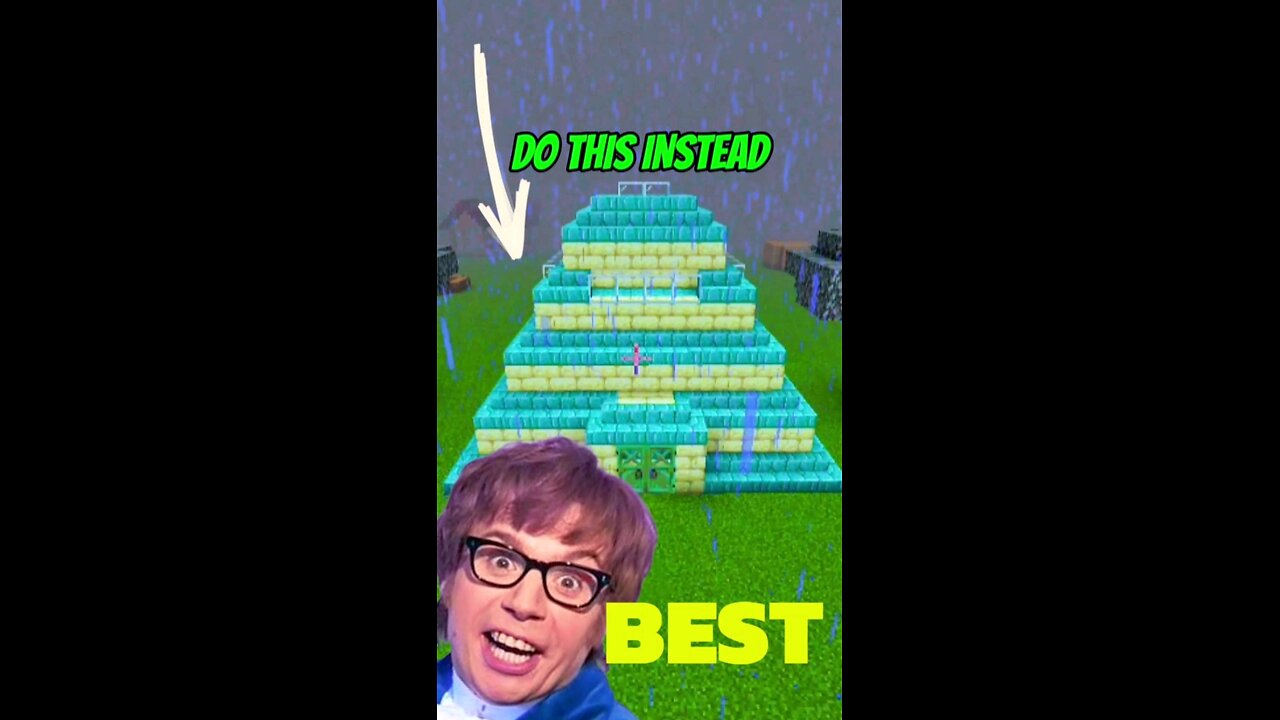 Minecraft How to build best starter base #shorts #minecraft #tutorial #survivalseries