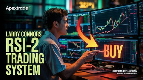 Larry Connors RSI-2 Trading System | Short-Term RSI | Entry & Exit Signal | Moving Average Crosses